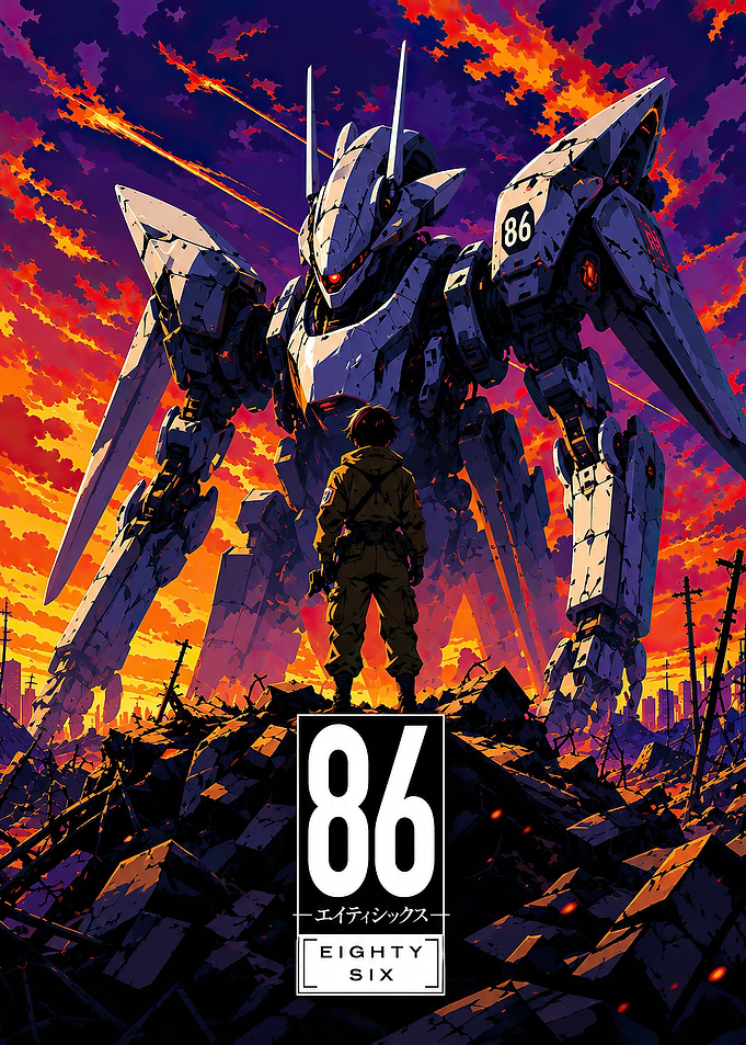Eighty Six Mech and Pilot