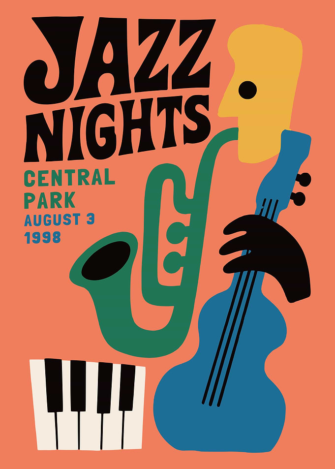 Jazz Nights Central Park Poster