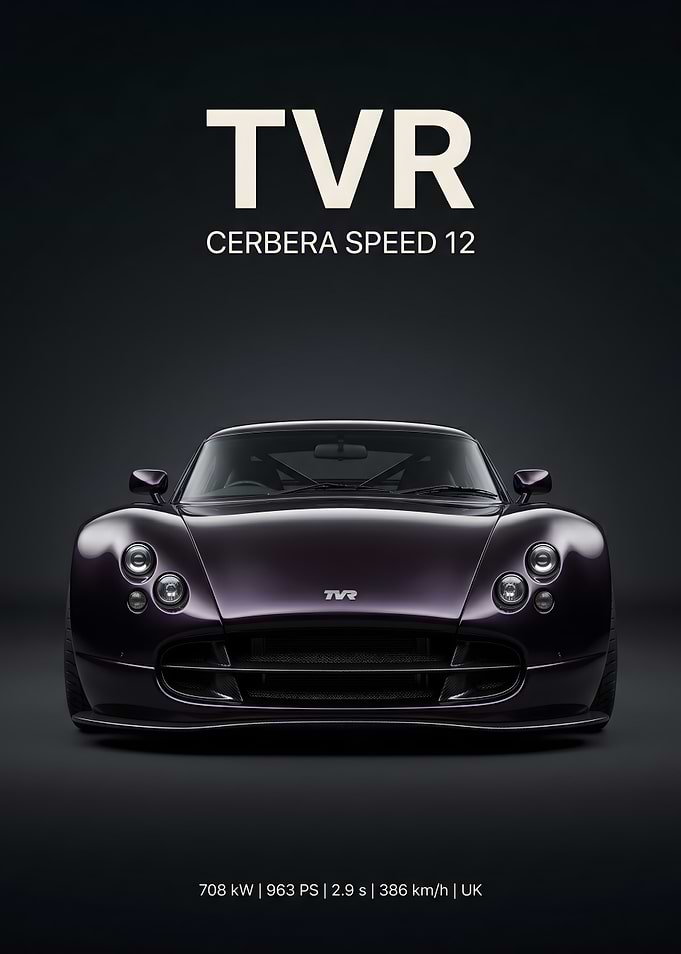 TVR Cerbera Speed 12 Poster