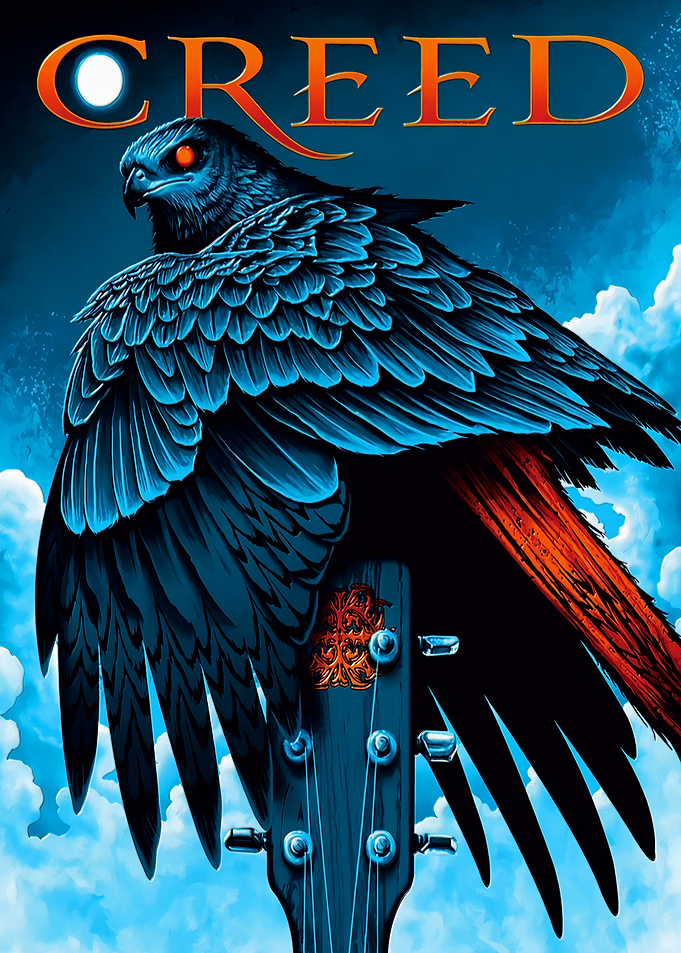 Creed Eagle and Guitar