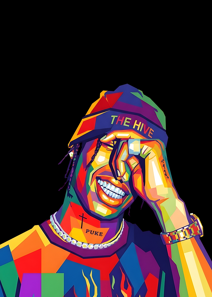 travis scott Portrait of a Rapper