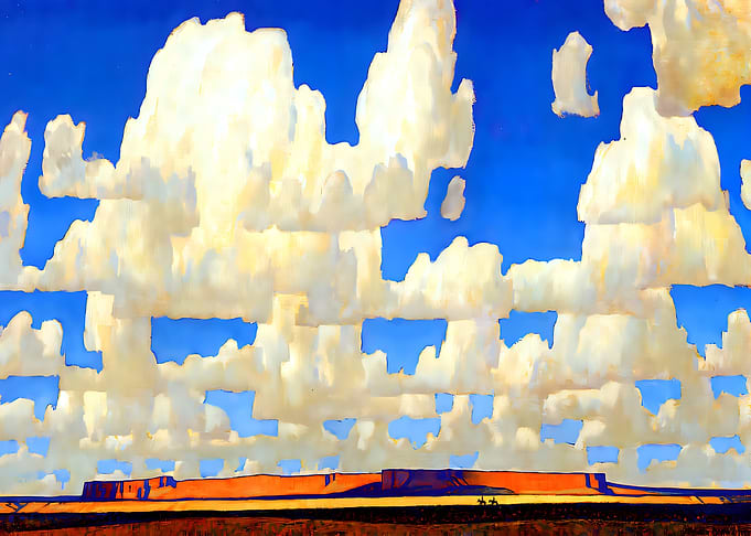 Maynard Dixon - Cloud World