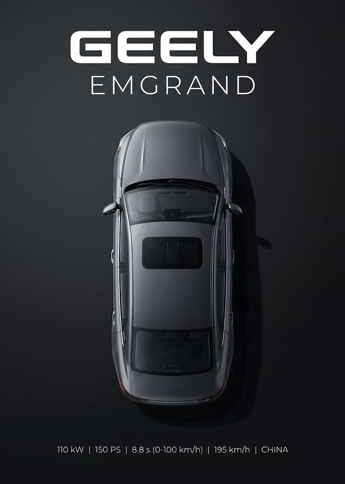 Geely Emgrand Car Top View