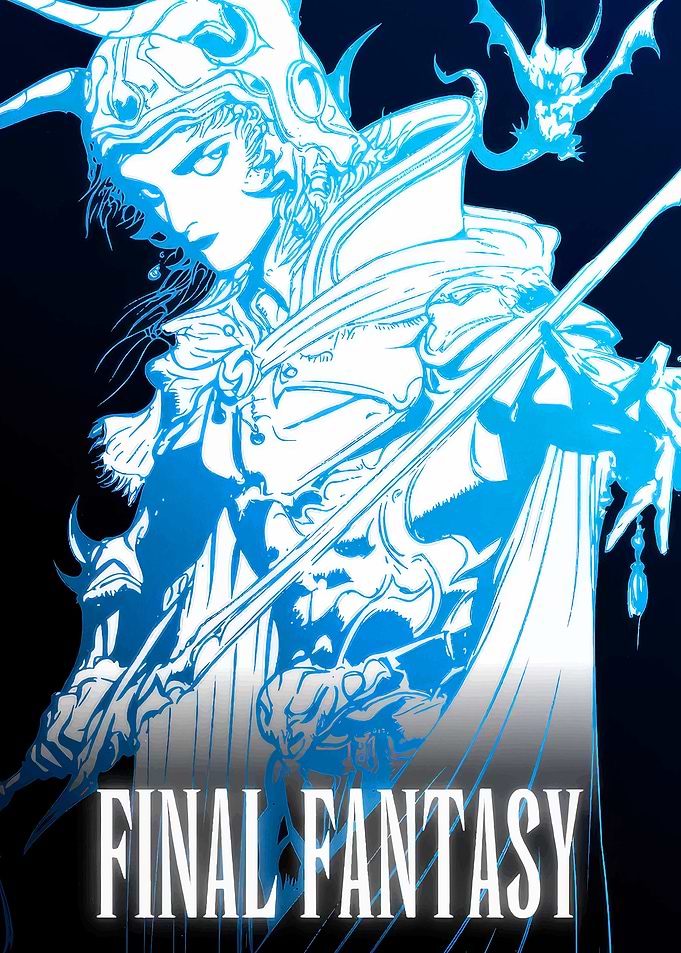 Final Fantasy Warrior with Dragon