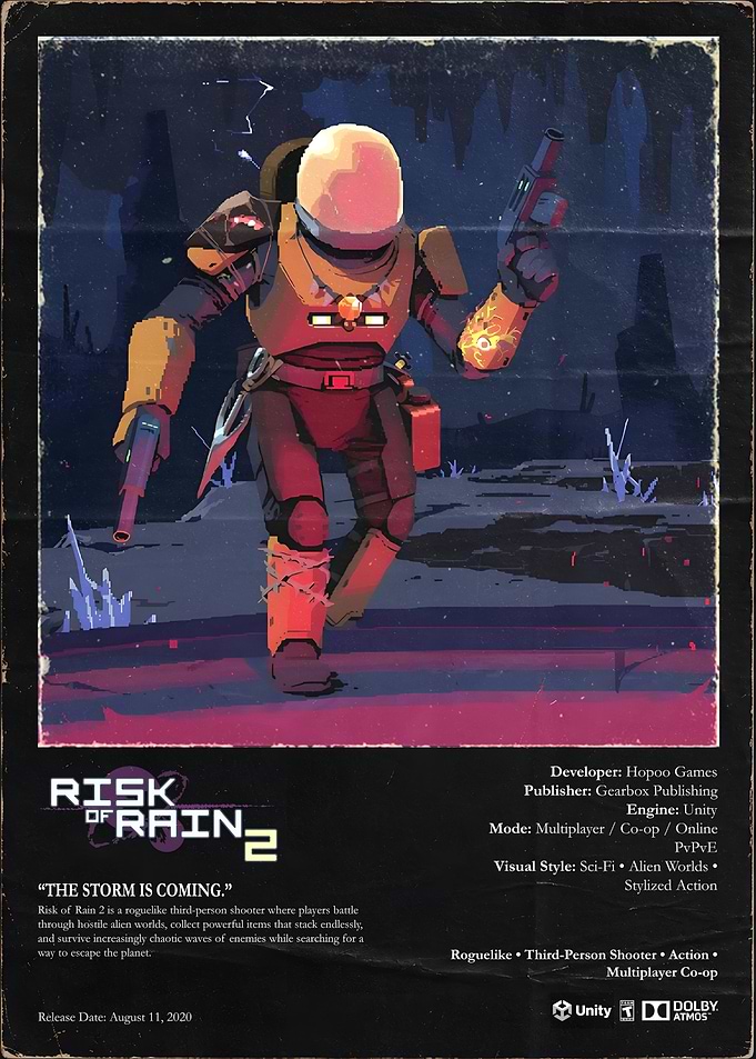 Risk of Rain 2 Game Poster