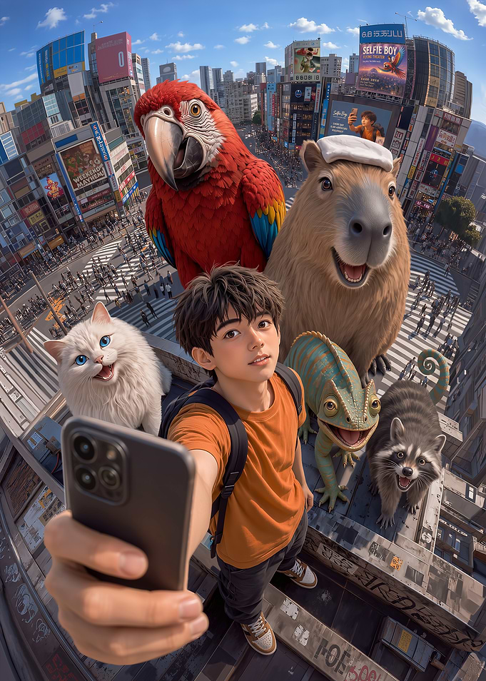 Selfie Boy: Rooftop Selfie