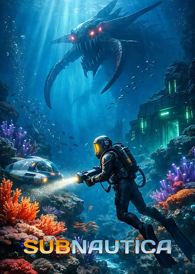 Subnautica Underwater Scene