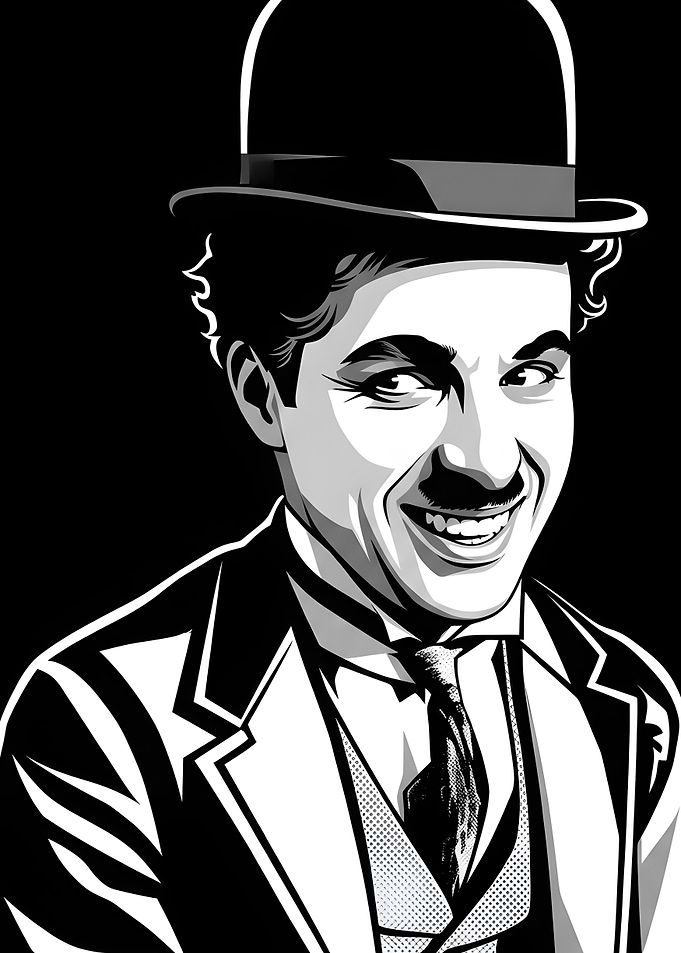 Charlie Chaplin in a Bowler Hat