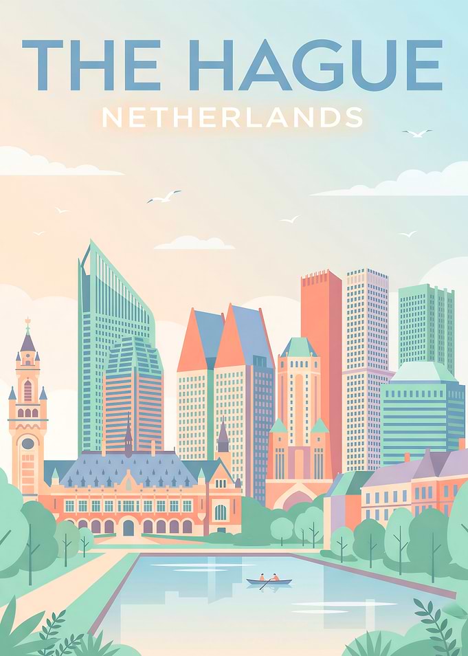 The Hague Netherlands Skyline