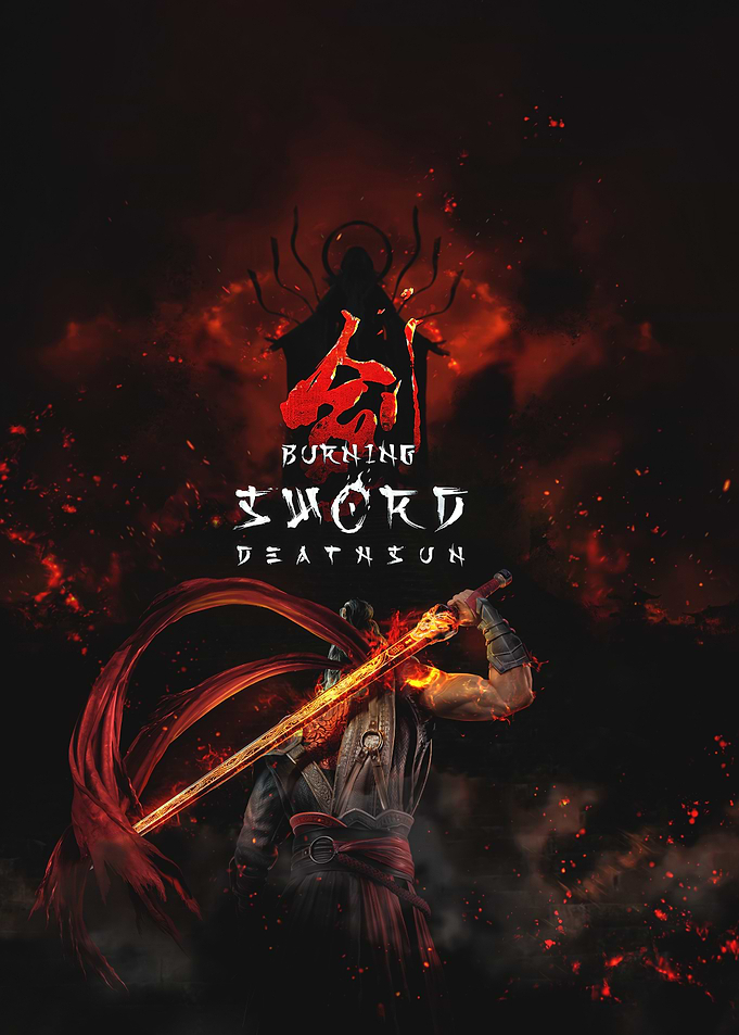 Burning Sword Death Sun Warrior