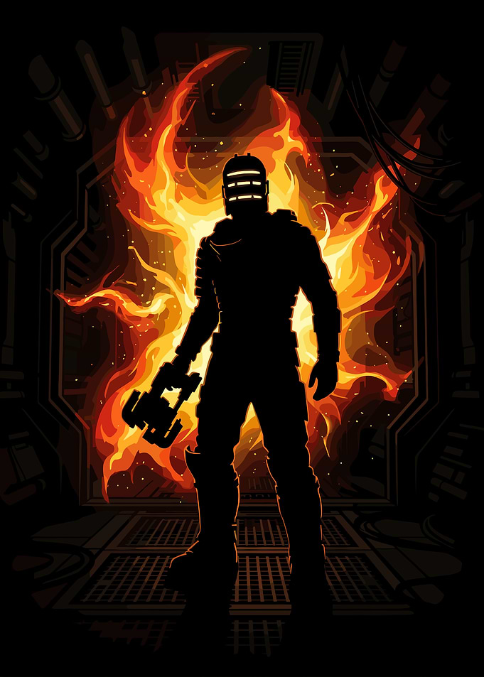 Isaac Clarke in Flames