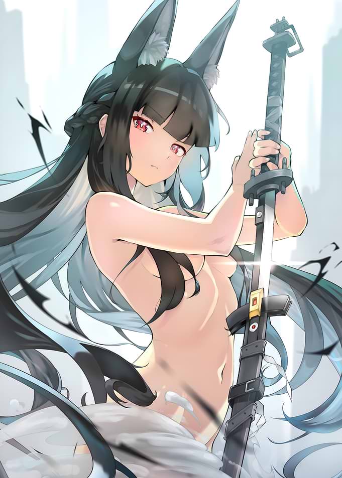 Anime Girl with Katana