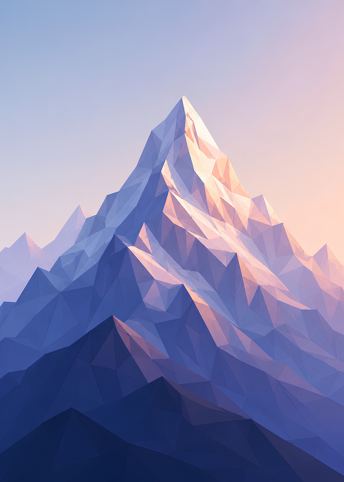 Low Poly Mountain Landscape
