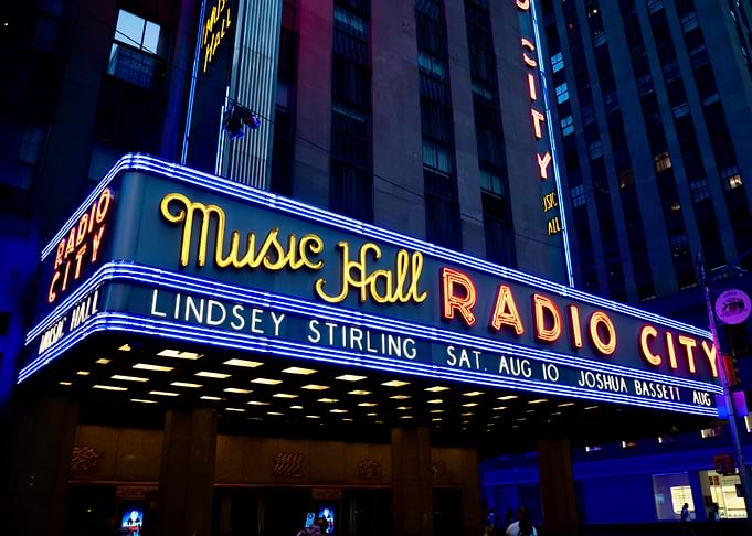 Radio City Music Hall Neon Sign