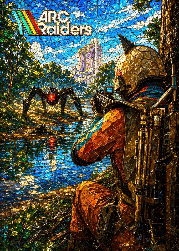 ARC Raiders Stained Glass Art