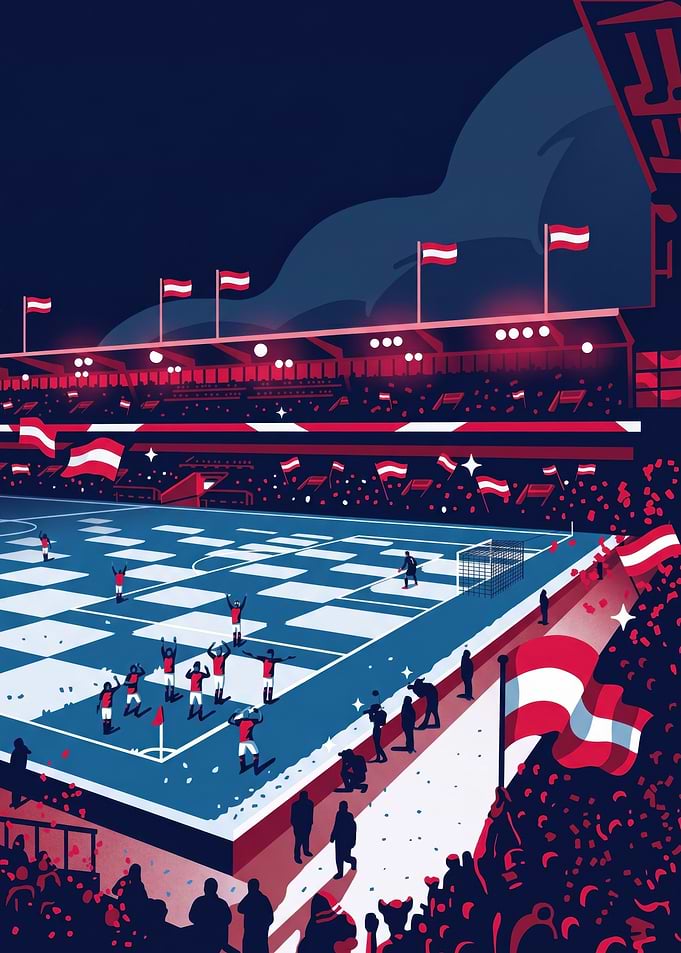 Austrian Football Atmosphere