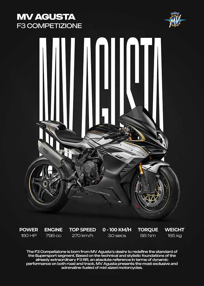 MV Agusta F3 Competizione Motorcycle