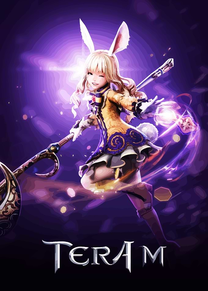 TERAM Game Character with Bunny Ears