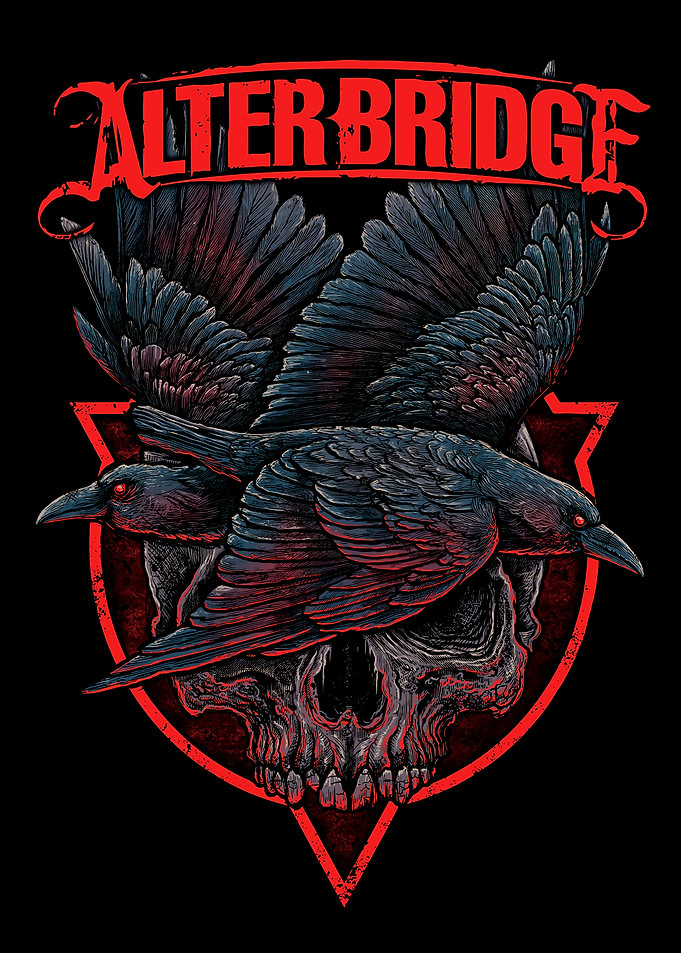 Alter Bridge Skull and Ravens