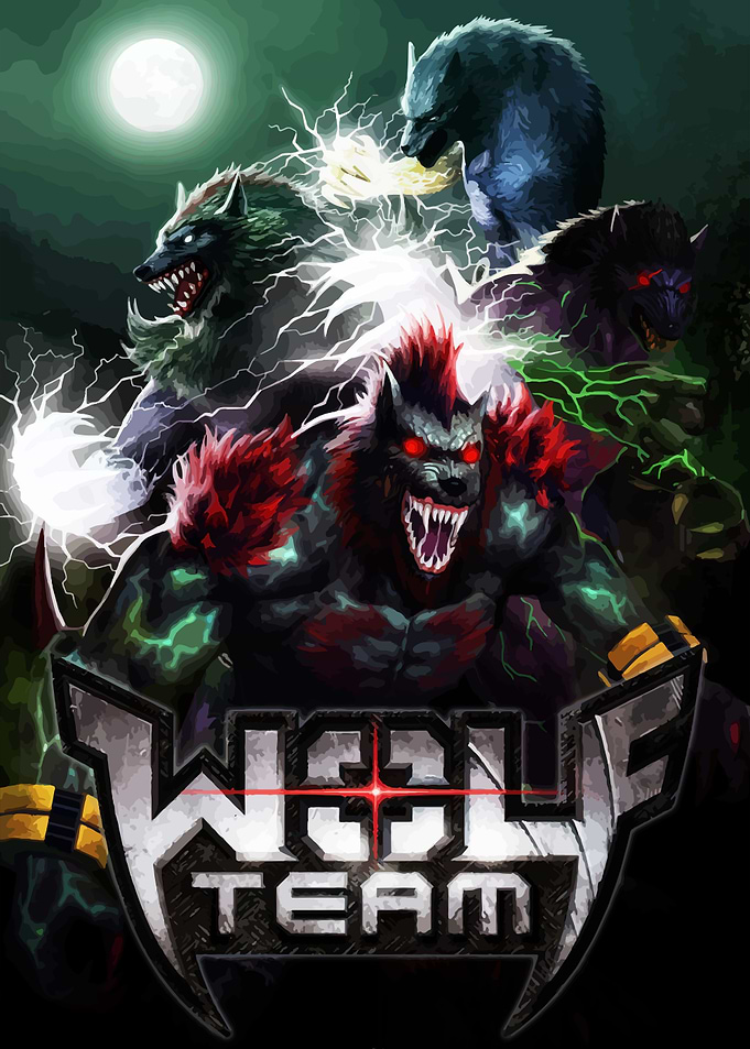 Wolf Team Werewolf Art