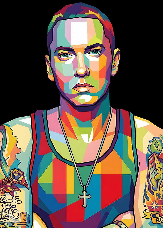 Eminem Pop Art Portrait
