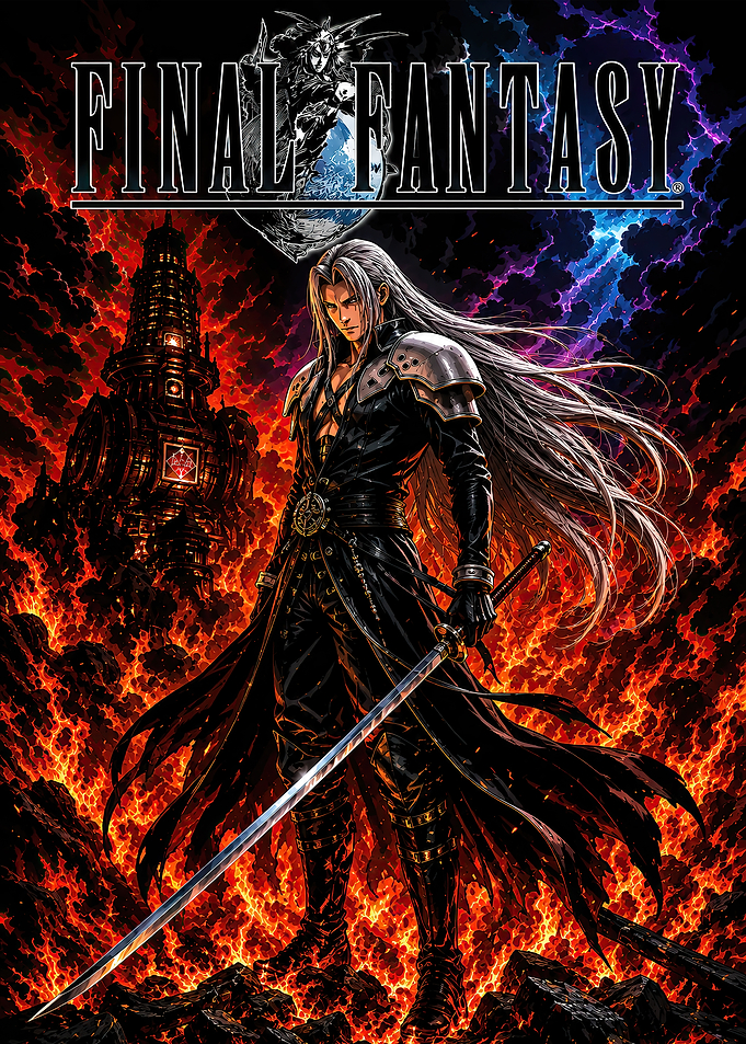 Sephiroth Final Fantasy VII Poster
