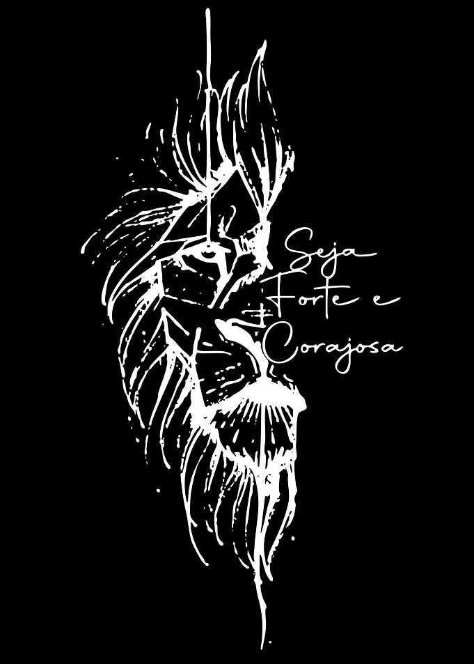 Lion Head with Inspirational Text