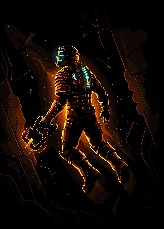 Dead Space Character in Space