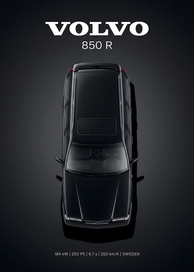 Volvo 850 R Top View