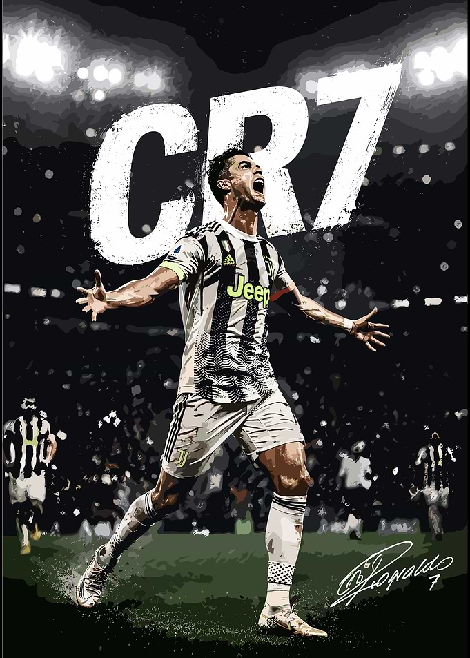 Cristiano Ronaldo CR7 Juventus Celebration