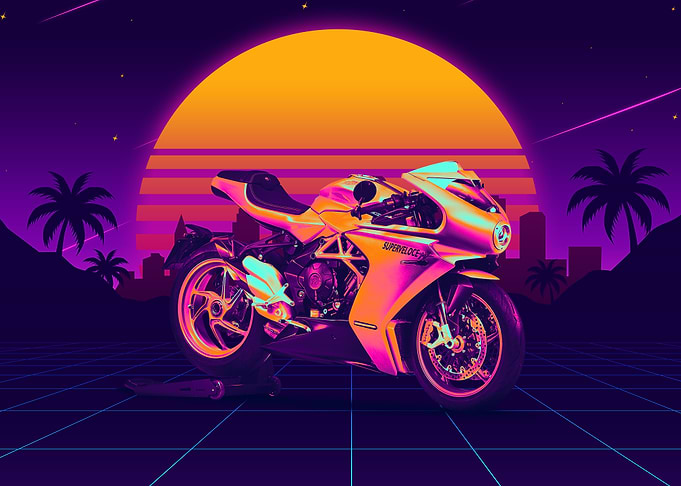 Retro mv agusta superveloce