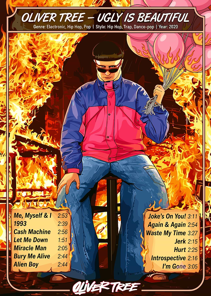 Oliver Tree Ugly is Beautiful Album Art