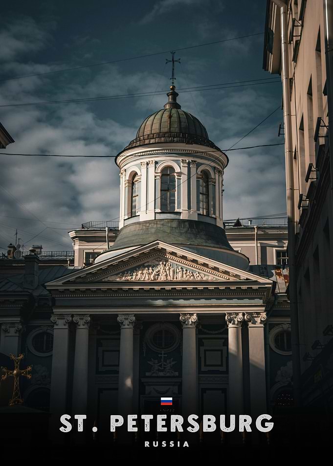 St. Petersburg Russia Church Dome