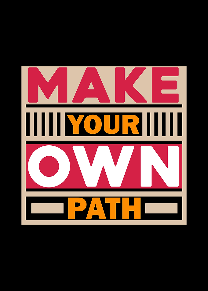 Make Your Own Path Text Art