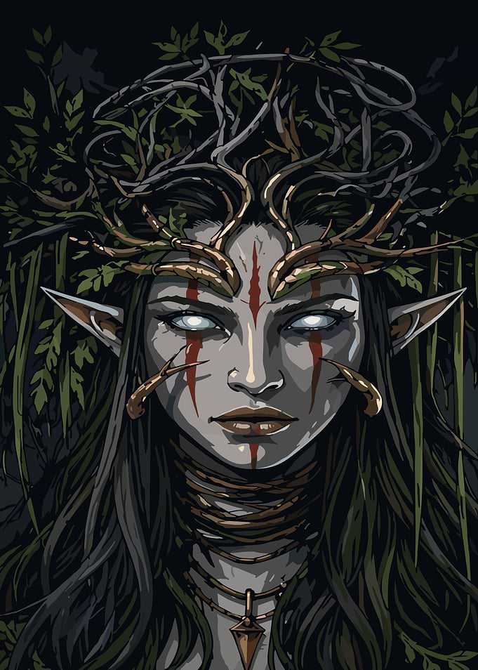 Divinity Original Sin 2 Mysterious Forest Nymph Portrait