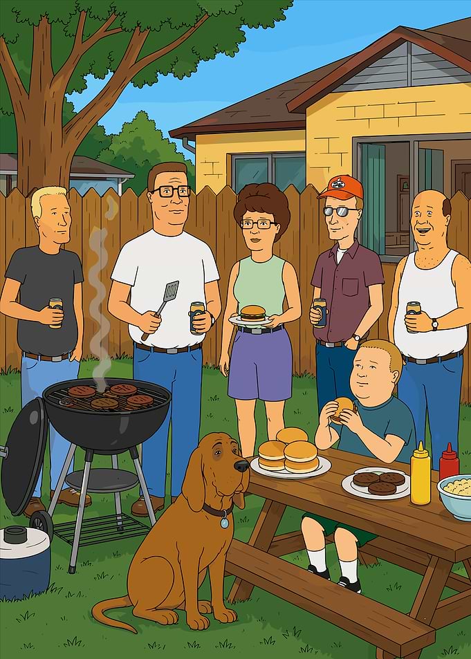 King of the Hill Backyard BBQ