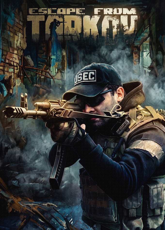 Escape from Tarkov Soldier Aiming Rifle