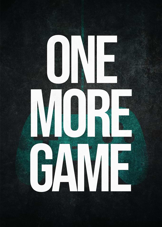 One More Game Text Art