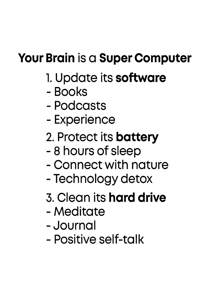 Your Brain is a Super Computer