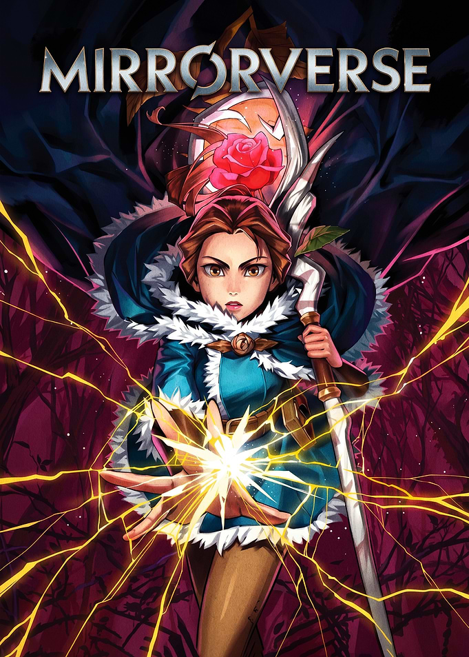 Mirrorverse Fantasy Character with Magic Staff