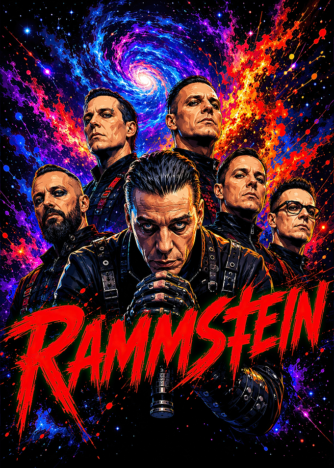 Rammstein Band in Space