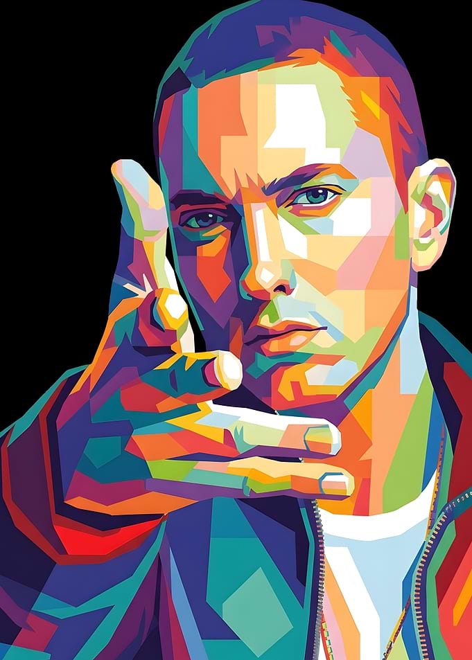 Eminem Pop Art Portrait