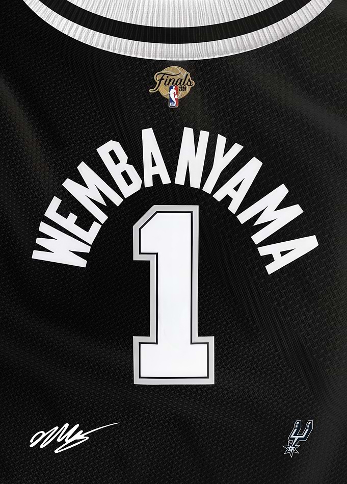 Spurs 2026 NBA Finals Signature Jersey- Victor Wembanyama