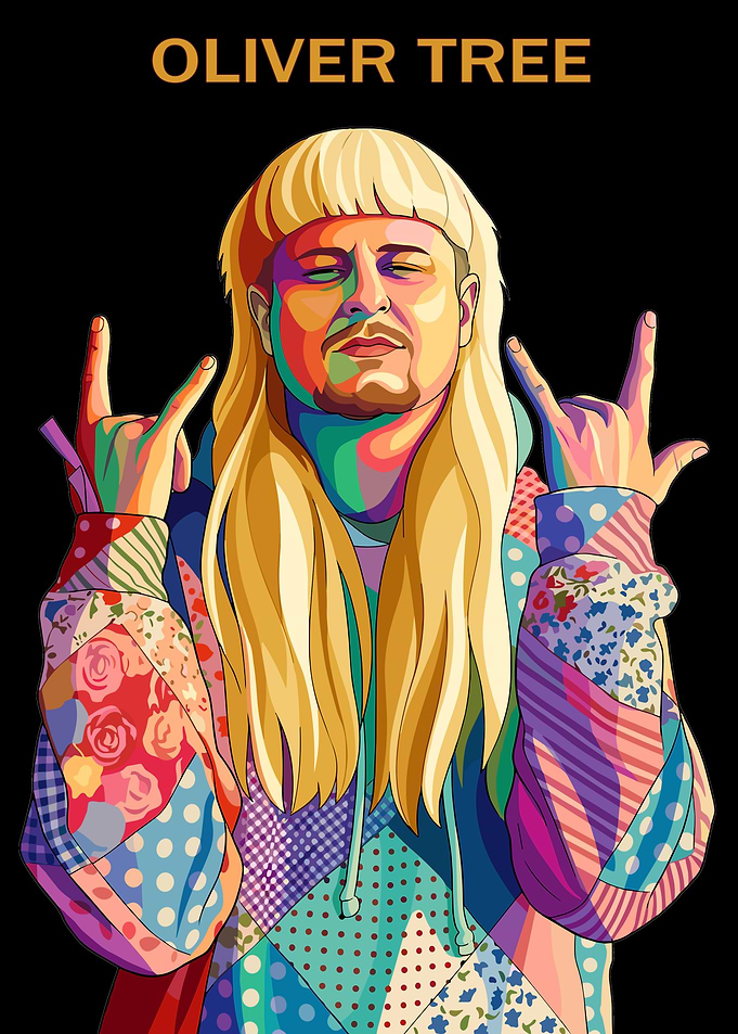 Oliver Tree Pop Art Portrait