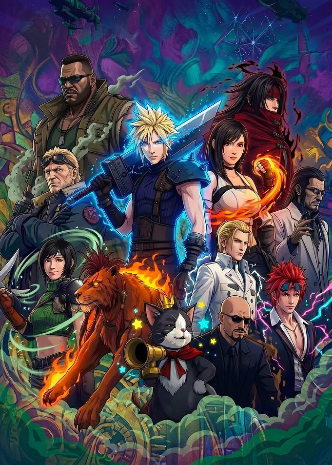 Final Fantasy VII Revelation Poster