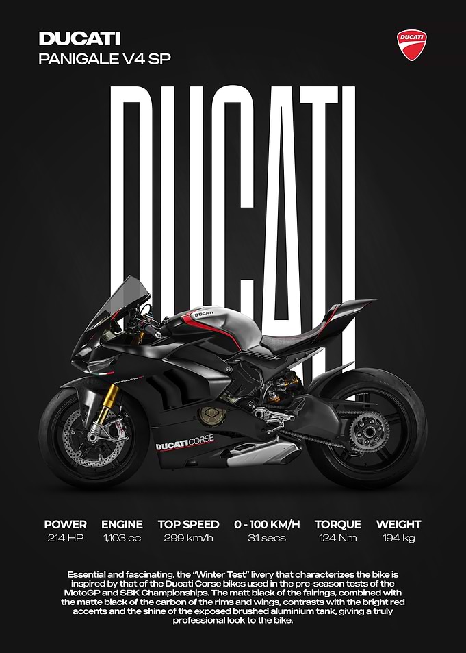 Ducati Panigale V4 SP Motorcycle