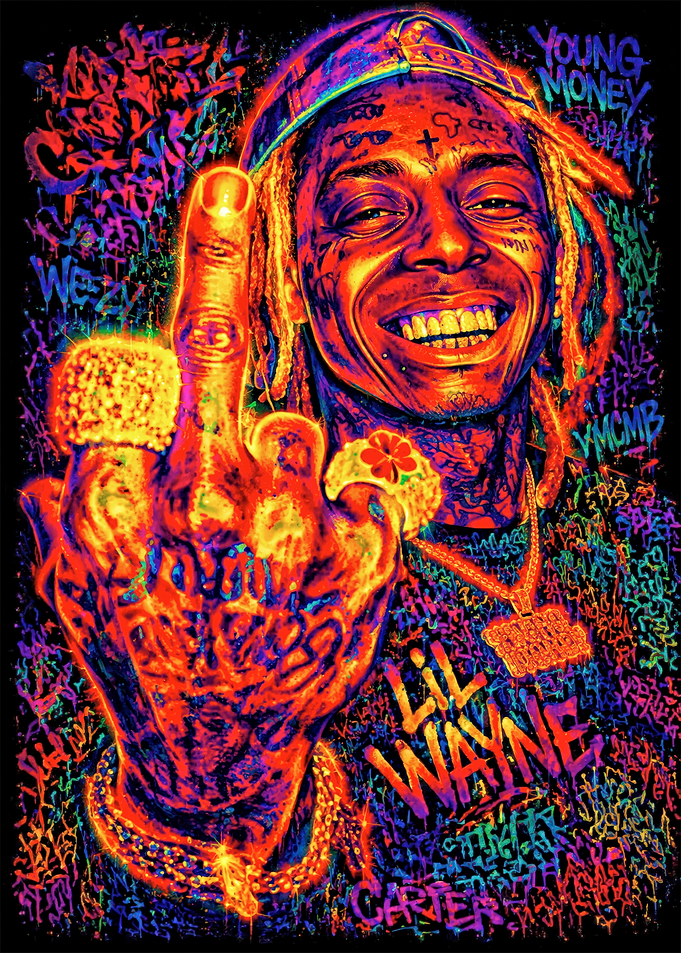 Lil Wayne Graffiti Art