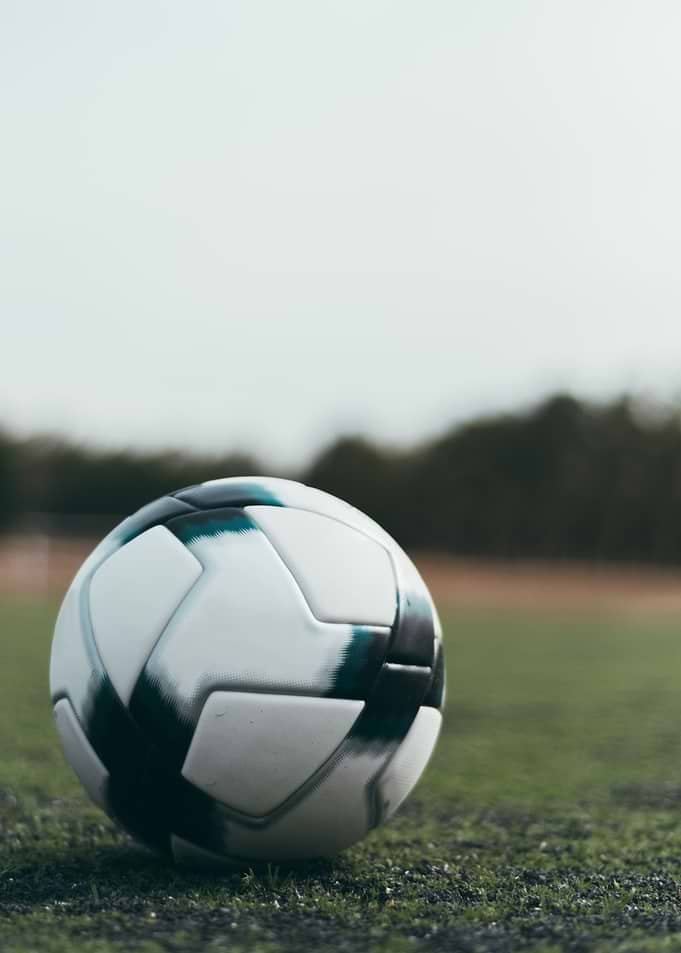 Soccer ball on a field