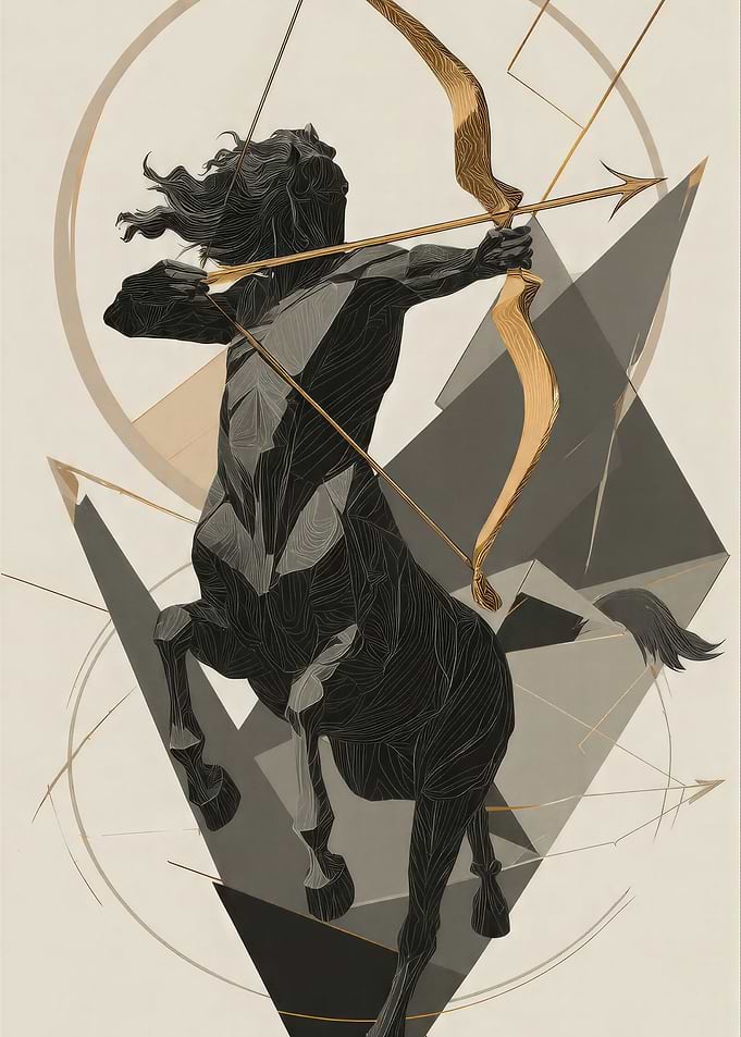 Centaur Archer with Golden Bow