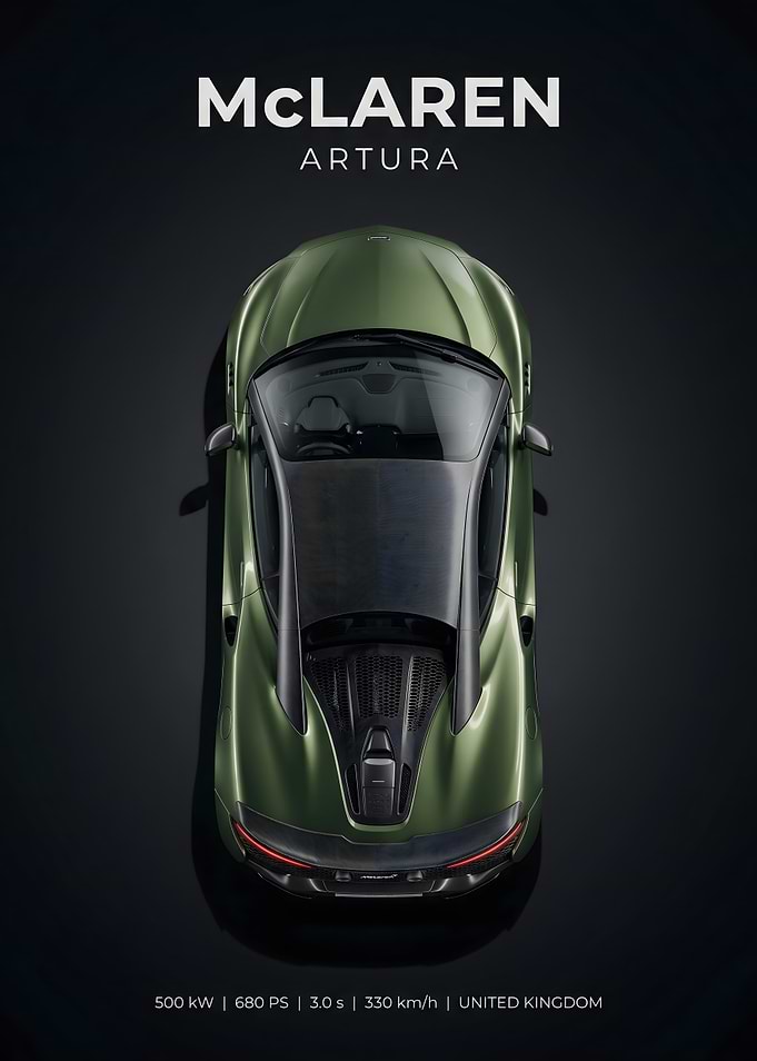 McLaren Artura Top View